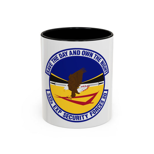 332d Expeditionary Security Forces Squadron (U.S. Air Force) Accent Coffee Mug