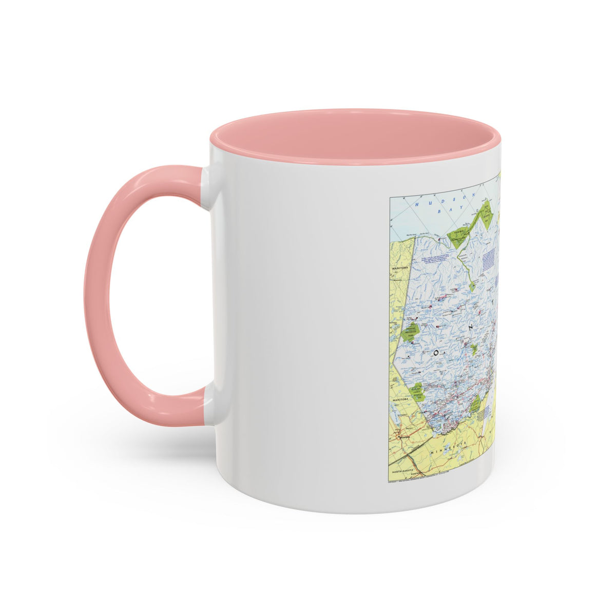 Canada - Ontario 1 (1996 (Map) Accent Coffee Mug