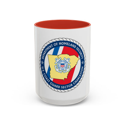 USCG Sector Charleston   DHS (U.S. Coast Guard) Accent Coffee Mug