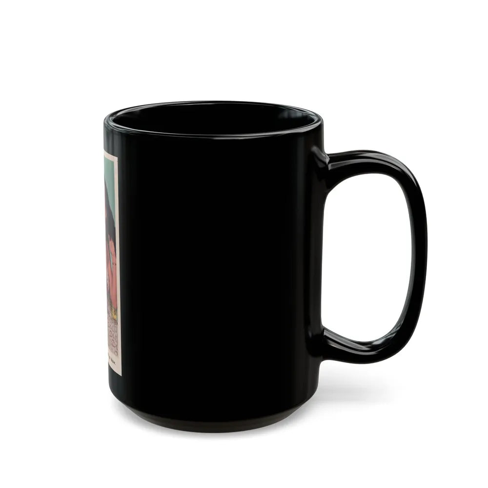 Pamela Duncan #34 - 2.25x4 Clipping (Vintage Female Icon) Black Coffee Mug-Go Mug Yourself