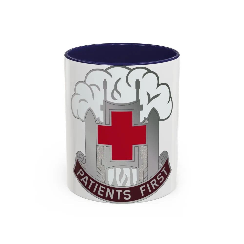 McAfee Hospital (U.S. Army) Accent Coffee Mug-11oz-Navy-Go Mug Yourself