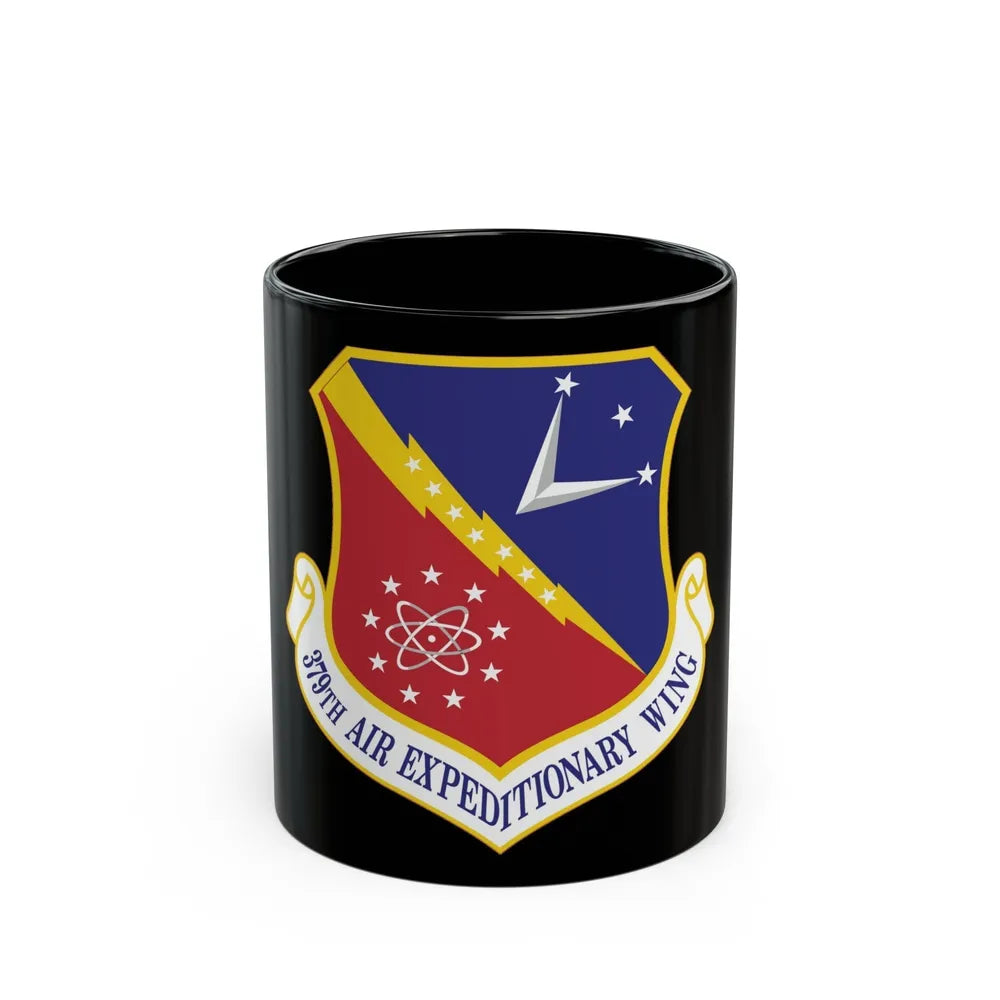 379th Air Expeditionary Wing (U.S. Air Force) Black Coffee Mug-11oz-Go Mug Yourself