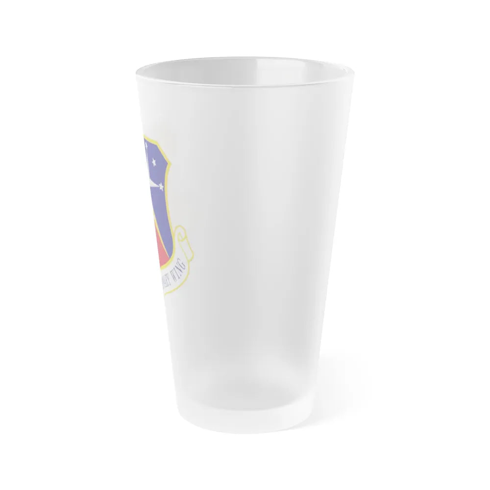 379th Air Expeditionary Wing (U.S. Air Force) Frosted Pint Glass 16oz-Go Mug Yourself