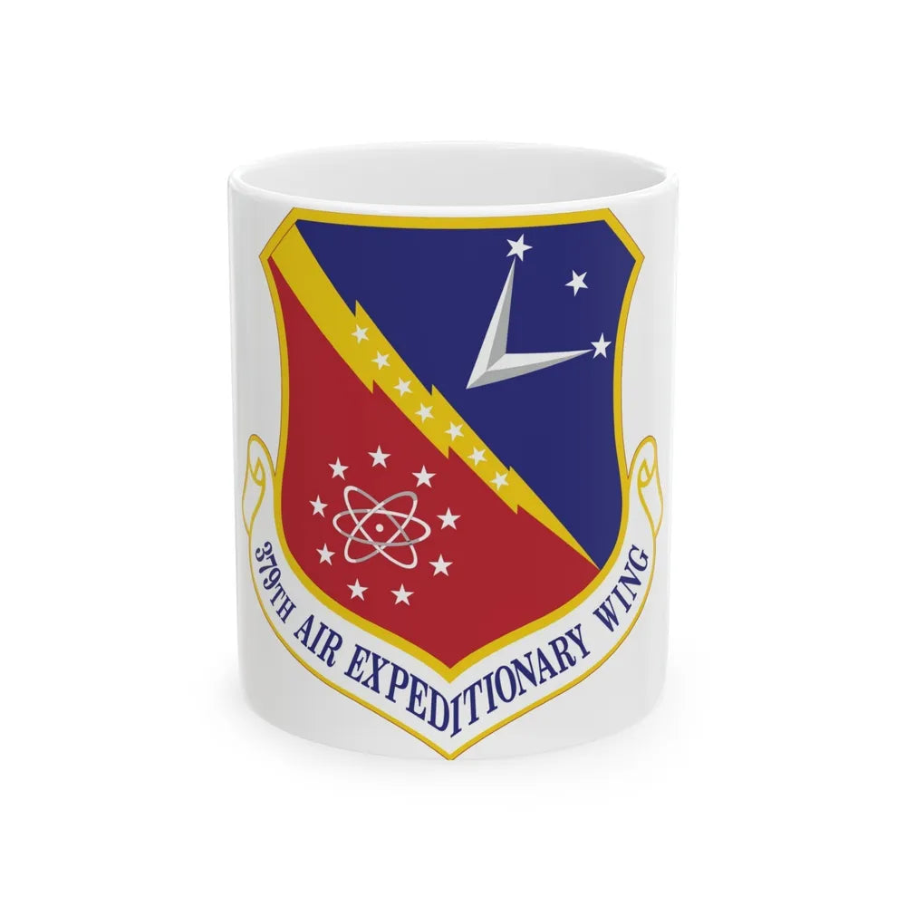 379th Air Expeditionary Wing (U.S. Air Force) White Coffee Mug-11oz-Go Mug Yourself