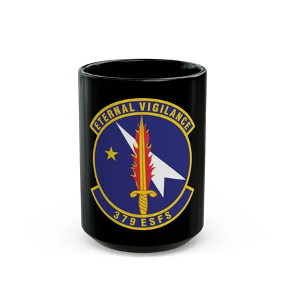 379th Expeditionary Security Forces Squadron (U.S. Air Force) Black Coffee Mug 15oz - Go Mug Yourself