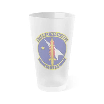 379th Expeditionary Security Forces Squadron (U.S. Air Force) Frosted Pint Glass 16oz 16oz Frosted - Go Mug Yourself