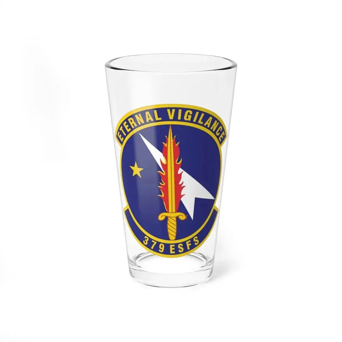 379th Expeditionary Security Forces Squadron (U.S. Air Force) Pint Glass 16oz 16oz - Go Mug Yourself