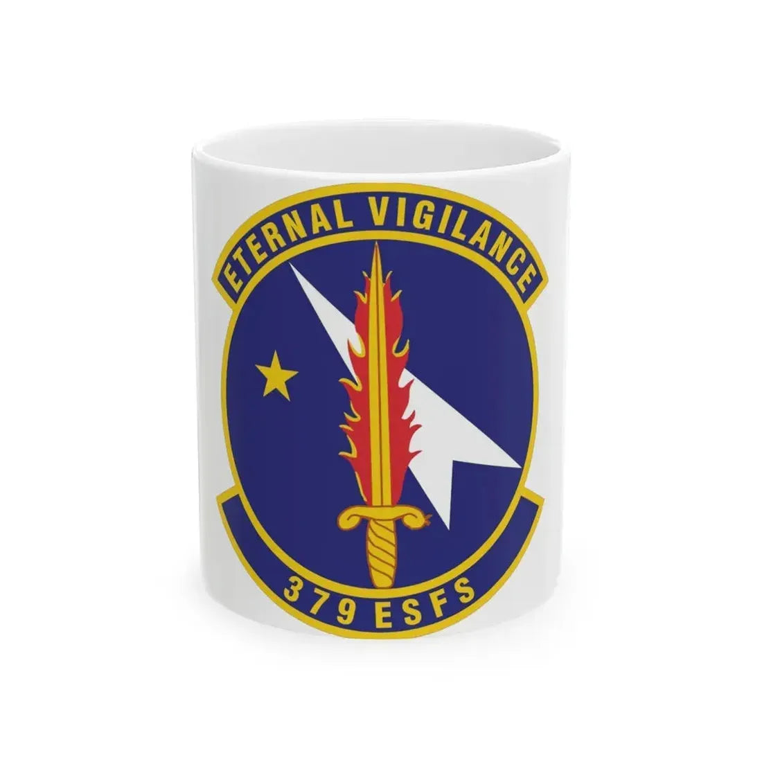 379th Expeditionary Security Forces Squadron (U.S. Air Force) White Coffee Mug 11oz - Go Mug Yourself