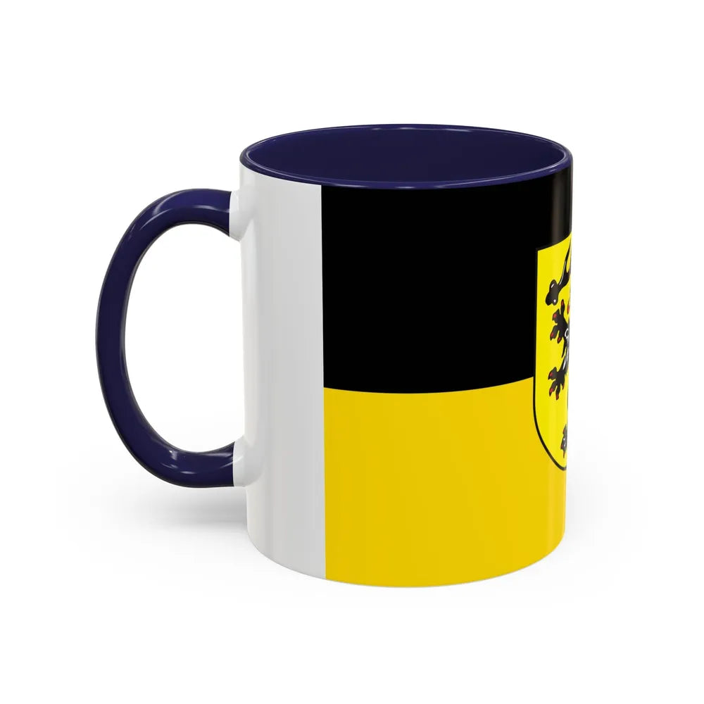 Flag of Goppingen Germany - Accent Coffee Mug-Go Mug Yourself