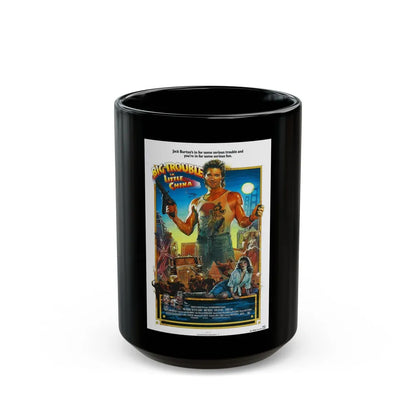 BIG TROUBLE IN LITTLE CHINA (2) 1986 Movie Poster - Black Coffee Mug-15oz-Go Mug Yourself