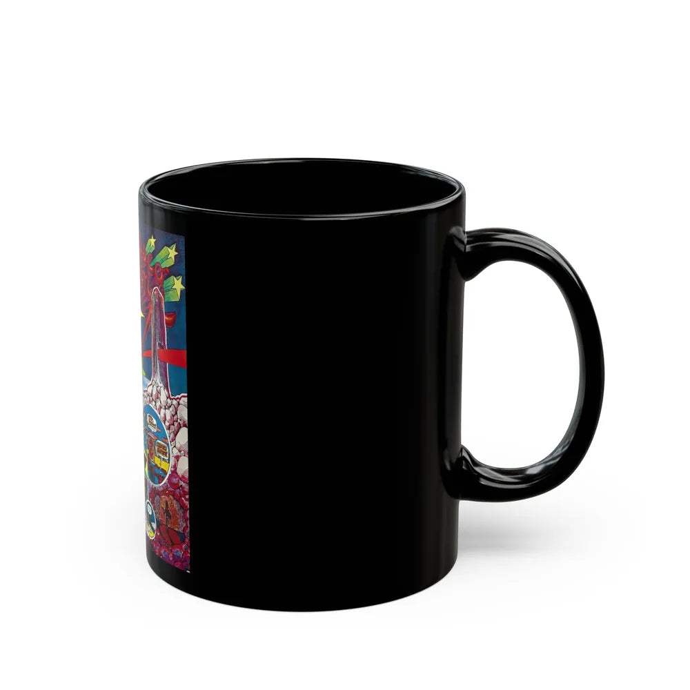 San Francisco International Pop Festival 1968 (Music Poster) Black Coffee Mug-Go Mug Yourself