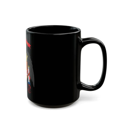 Coat of Arms of Spain (1977-1981) - Black Coffee Mug-Go Mug Yourself