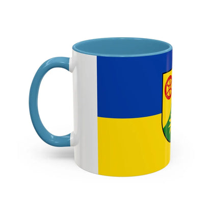 Flag of Donnersbergkreis Germany - Accent Coffee Mug-Go Mug Yourself