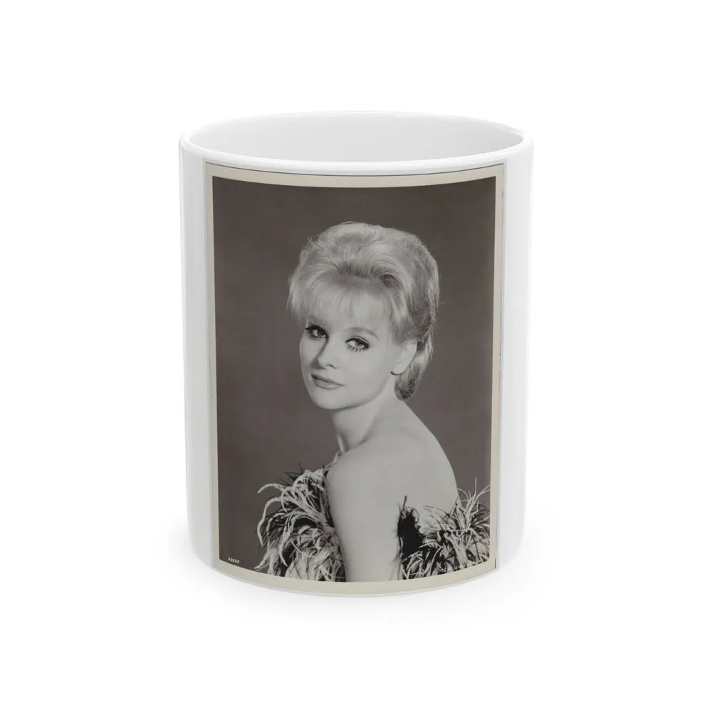 Diane McBaine #37 (Vintage Female Icon) White Coffee Mug-11oz-Go Mug Yourself