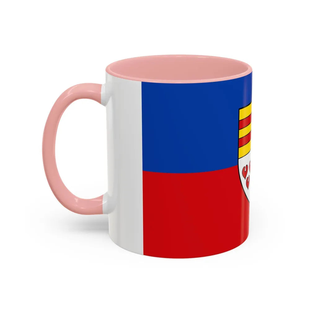 Flag of Cloppenburg Germany - Accent Coffee Mug-Go Mug Yourself