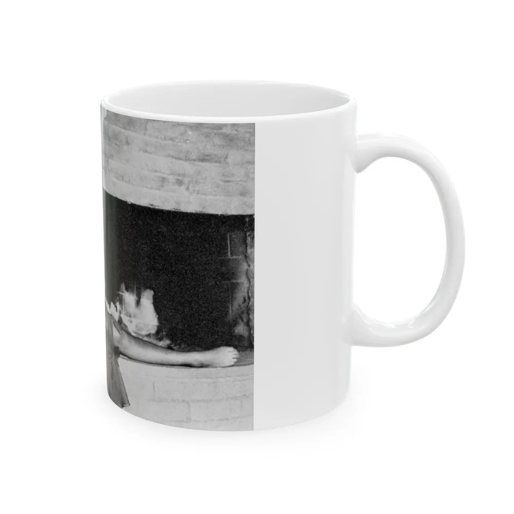 Dawn Richard #18 - See through top (Vintage Female Icon) White Coffee Mug-Go Mug Yourself