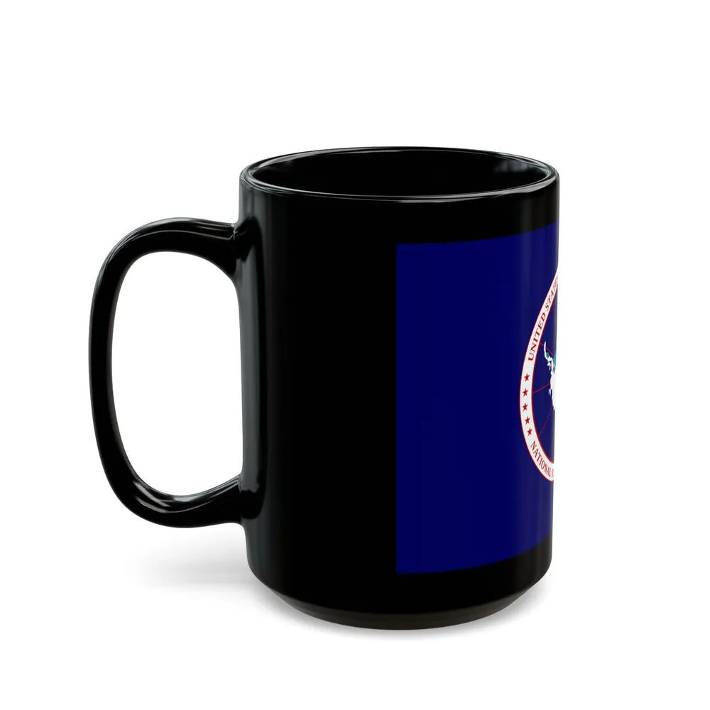 Flag of National Science Foundation Antarctic Program 2 - Black Coffee Mug-Go Mug Yourself