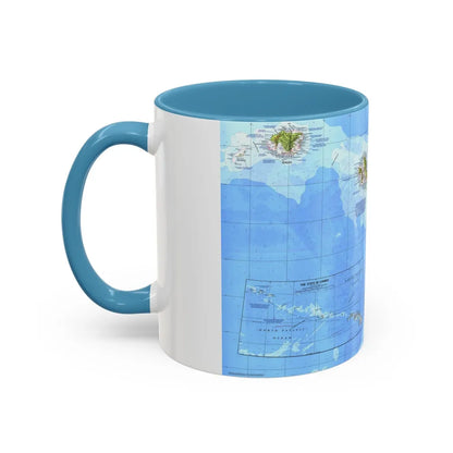 USA - Hawaii (1976) (Map) Accent Coffee Mug-Go Mug Yourself