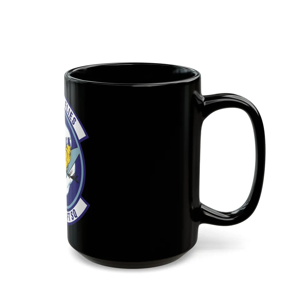 37th Airlift Squadron (U.S. Air Force) Black Coffee Mug-Go Mug Yourself