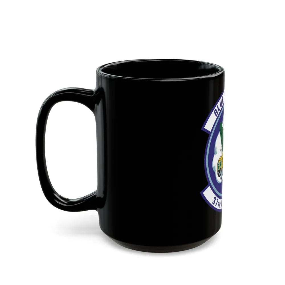 37th Airlift Squadron (U.S. Air Force) Black Coffee Mug-Go Mug Yourself