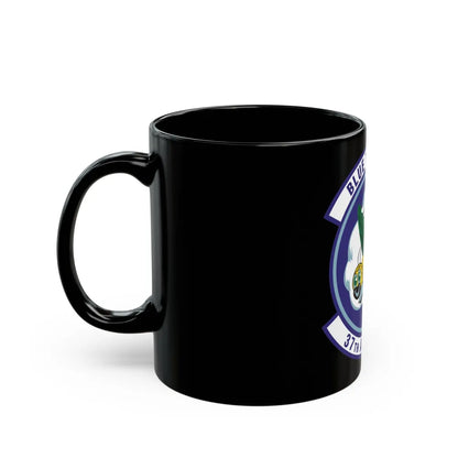 37th Airlift Squadron (U.S. Air Force) Black Coffee Mug-Go Mug Yourself