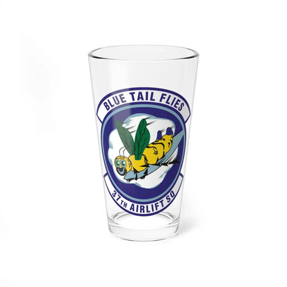 37th Airlift Squadron (U.S. Air Force) Pint Glass 16oz-16oz-Go Mug Yourself