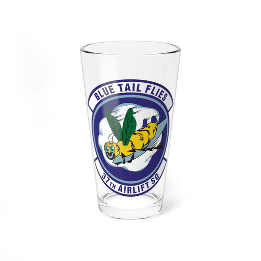 37th Airlift Squadron (U.S. Air Force) Pint Glass 16oz-16oz-Go Mug Yourself