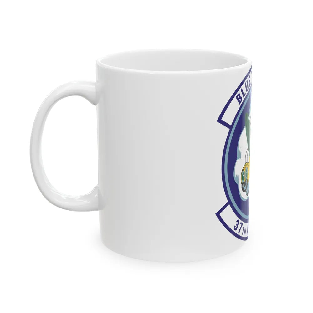 37th Airlift Squadron (U.S. Air Force) White Coffee Mug-Go Mug Yourself