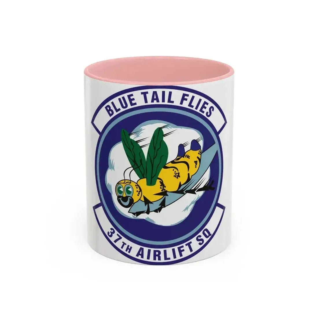 37th Airlift Squadron (U.S. Air Force) Accent Coffee Mug 11oz Pink - Go Mug Yourself