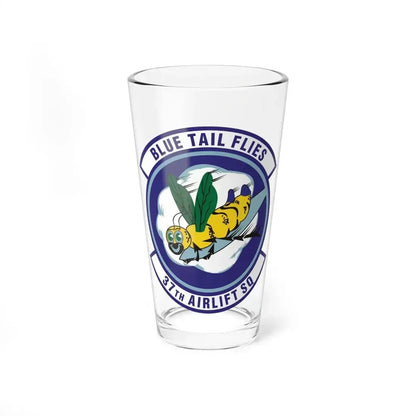 37th Airlift Squadron (U.S. Air Force) Pint Glass 16oz 16oz - Go Mug Yourself