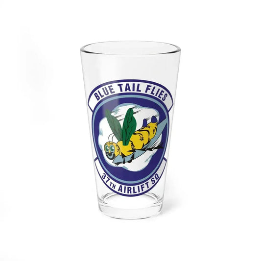 37th Airlift Squadron (U.S. Air Force) Pint Glass 16oz 16oz - Go Mug Yourself