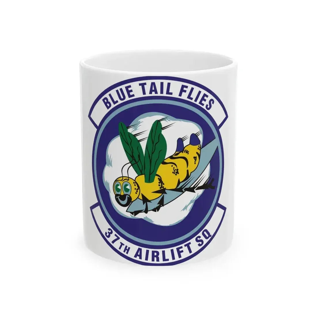 37th Airlift Squadron (U.S. Air Force) White Coffee Mug 11oz - Go Mug Yourself