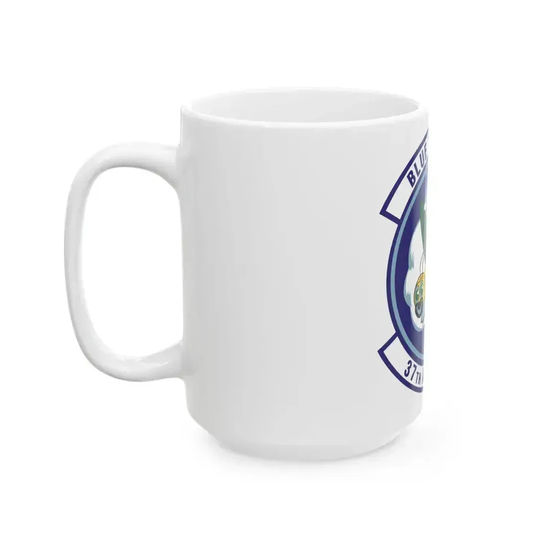 37th Airlift Squadron (U.S. Air Force) White Coffee Mug - Go Mug Yourself
