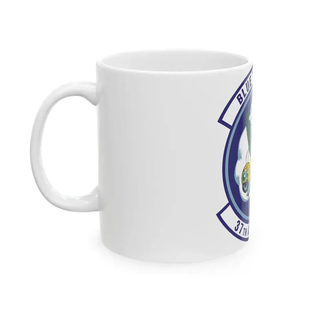 37th Airlift Squadron (U.S. Air Force) White Coffee Mug - Go Mug Yourself