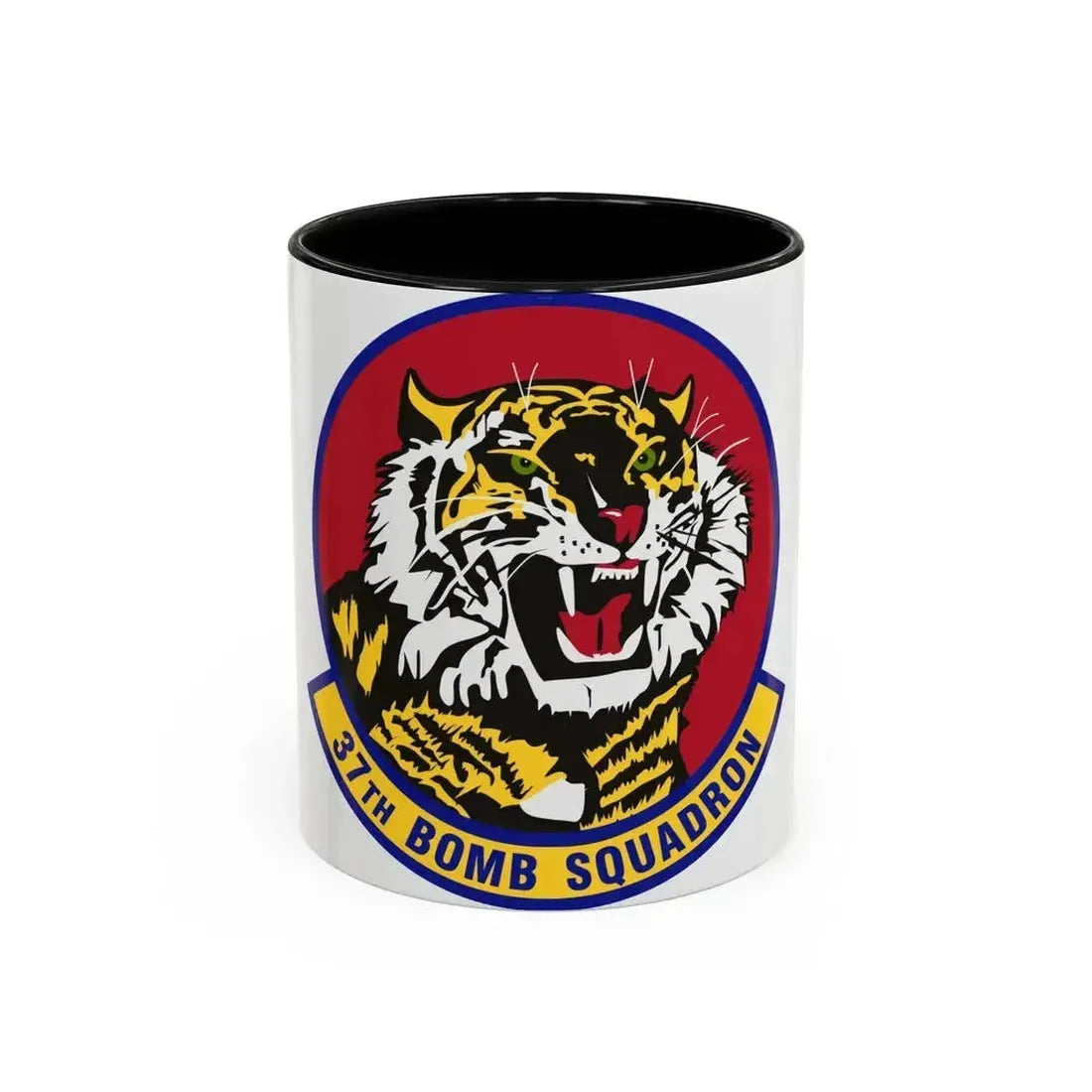 37th Bomb Squadron (U.S. Air Force) Accent Coffee Mug 11oz Black - Go Mug Yourself