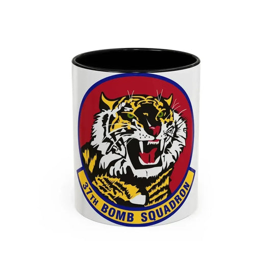 37th Bomb Squadron (U.S. Air Force) Accent Coffee Mug 11oz Black - Go Mug Yourself