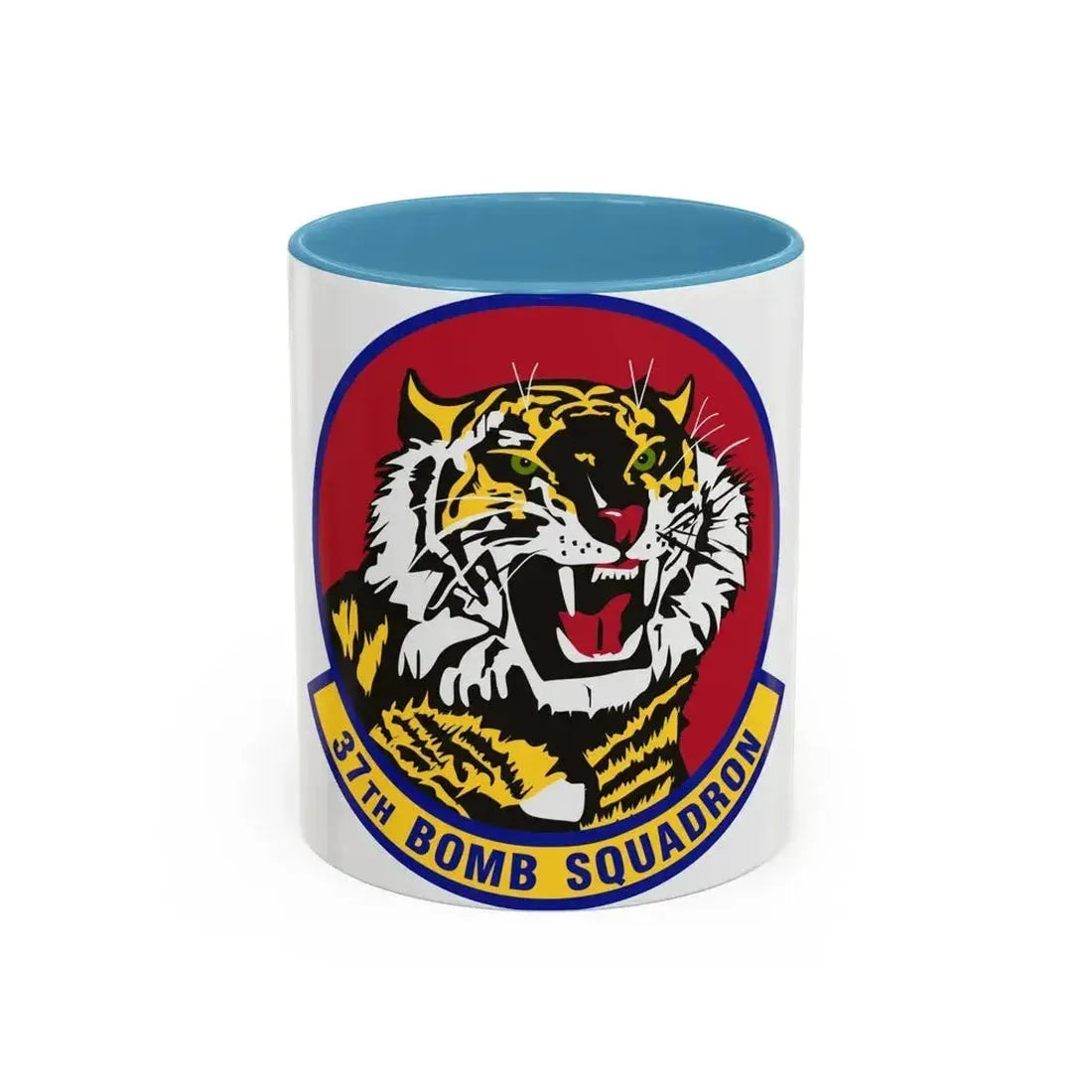 37th Bomb Squadron (U.S. Air Force) Accent Coffee Mug 11oz Light Blue - Go Mug Yourself