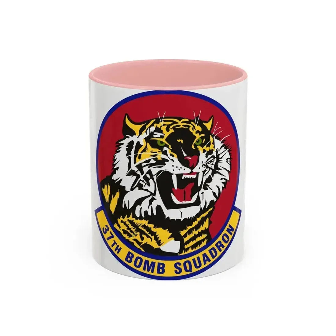 37th Bomb Squadron (U.S. Air Force) Accent Coffee Mug 11oz Pink - Go Mug Yourself
