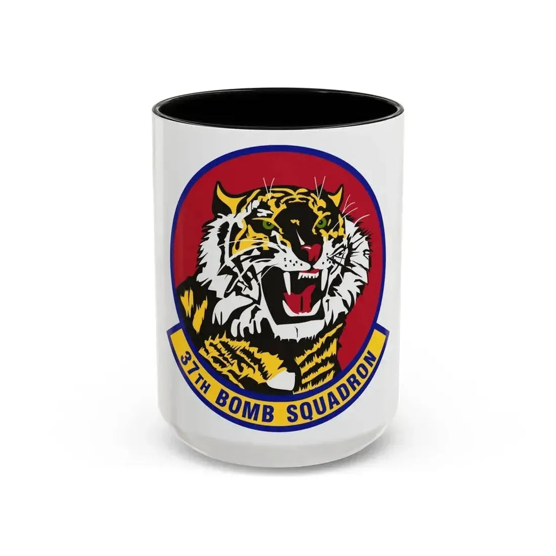 37th Bomb Squadron (U.S. Air Force) Accent Coffee Mug 15oz Black - Go Mug Yourself