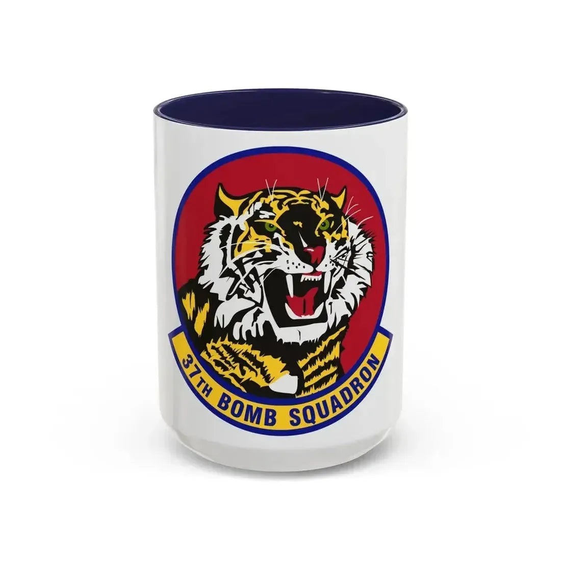 37th Bomb Squadron (U.S. Air Force) Accent Coffee Mug 15oz Navy - Go Mug Yourself