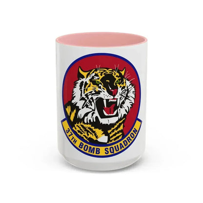 37th Bomb Squadron (U.S. Air Force) Accent Coffee Mug 15oz Pink - Go Mug Yourself