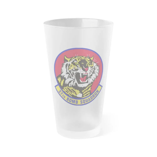 37th Bomb Squadron (U.S. Air Force) Frosted Pint Glass 16oz Default Title - Go Mug Yourself