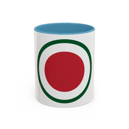 37th Infantry Division CSIB (U.S. Army) Accent Coffee Mug 11oz Light Blue - Go Mug Yourself