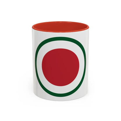 37th Infantry Division CSIB (U.S. Army) Accent Coffee Mug 11oz Red - Go Mug Yourself