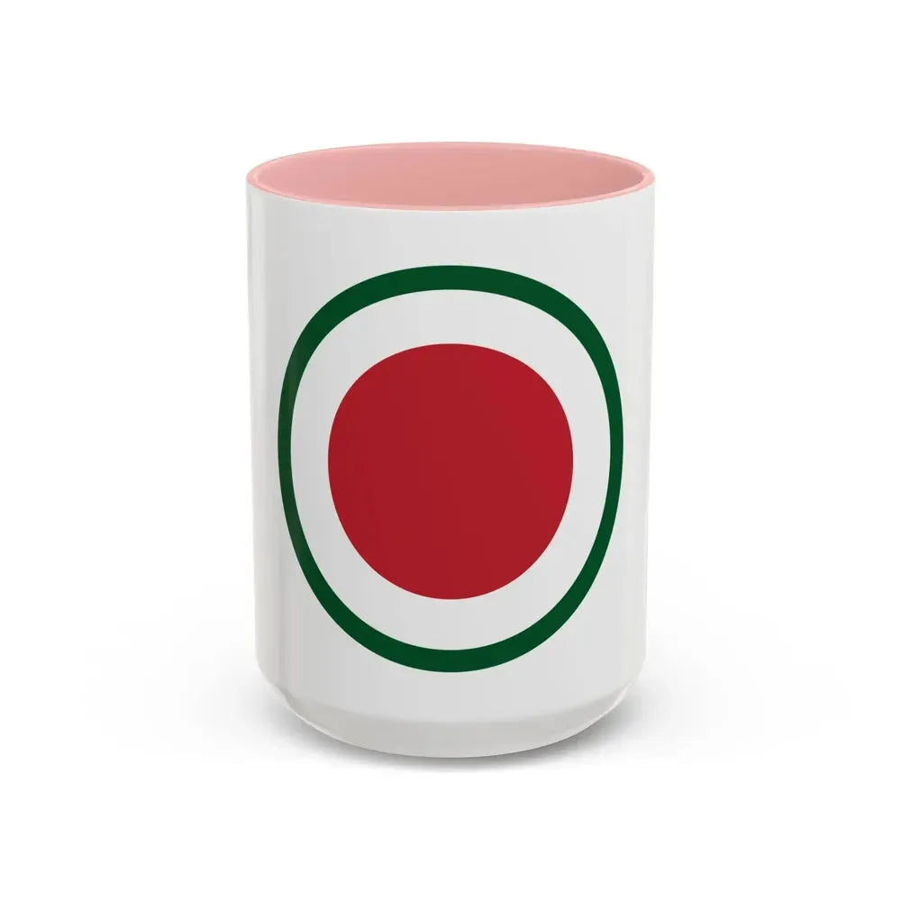 37th Infantry Division CSIB (U.S. Army) Accent Coffee Mug 15oz Pink - Go Mug Yourself