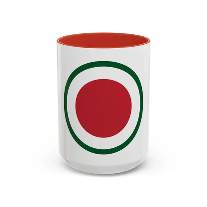 37th Infantry Division CSIB (U.S. Army) Accent Coffee Mug 15oz Red - Go Mug Yourself