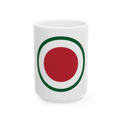 37th Infantry Division CSIB (U.S. Army) White Coffee Mug 15oz - Go Mug Yourself