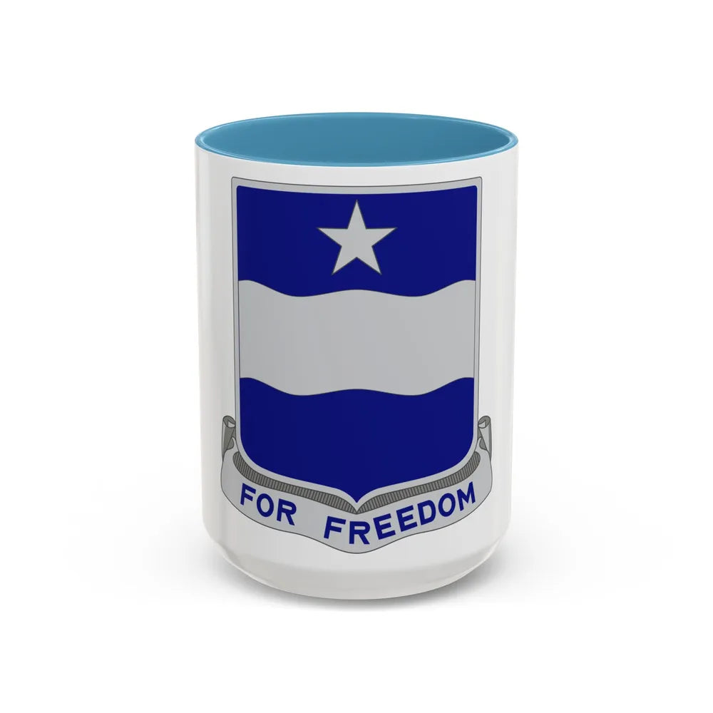 37th Infantry Regiment (U.S. Army) Accent Coffee Mug-15oz-Light Blue-Go Mug Yourself