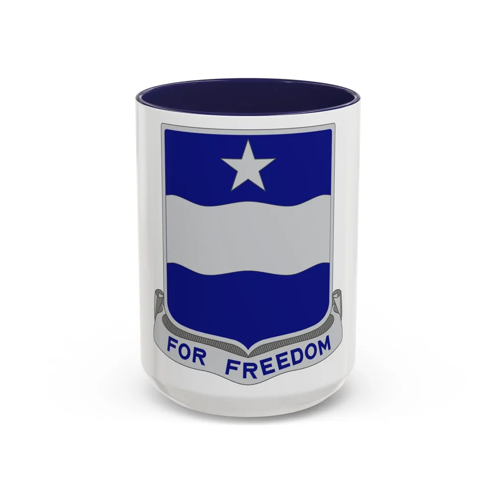 37th Infantry Regiment (U.S. Army) Accent Coffee Mug-15oz-Navy-Go Mug Yourself