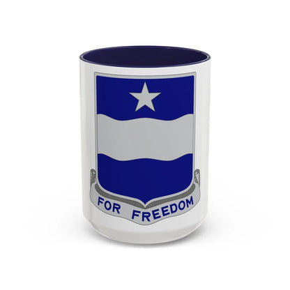 37th Infantry Regiment (U.S. Army) Accent Coffee Mug-15oz-Navy-Go Mug Yourself